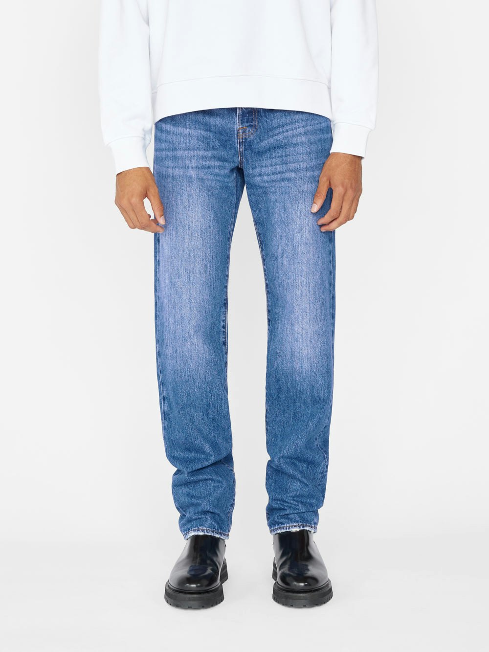 jeans front view